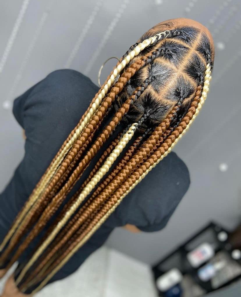 Jumbo Braids (Large Size) — Braiding Hair at Kim Beauty Arusha