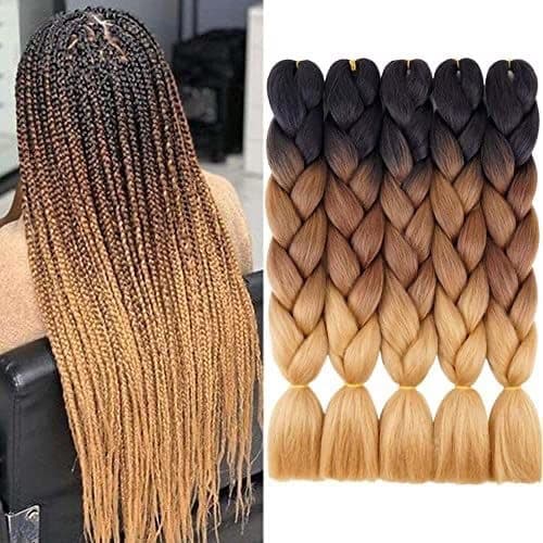 Jumbo Braids (Extra-Small Size) — Braiding Hair at Kim Beauty Arusha