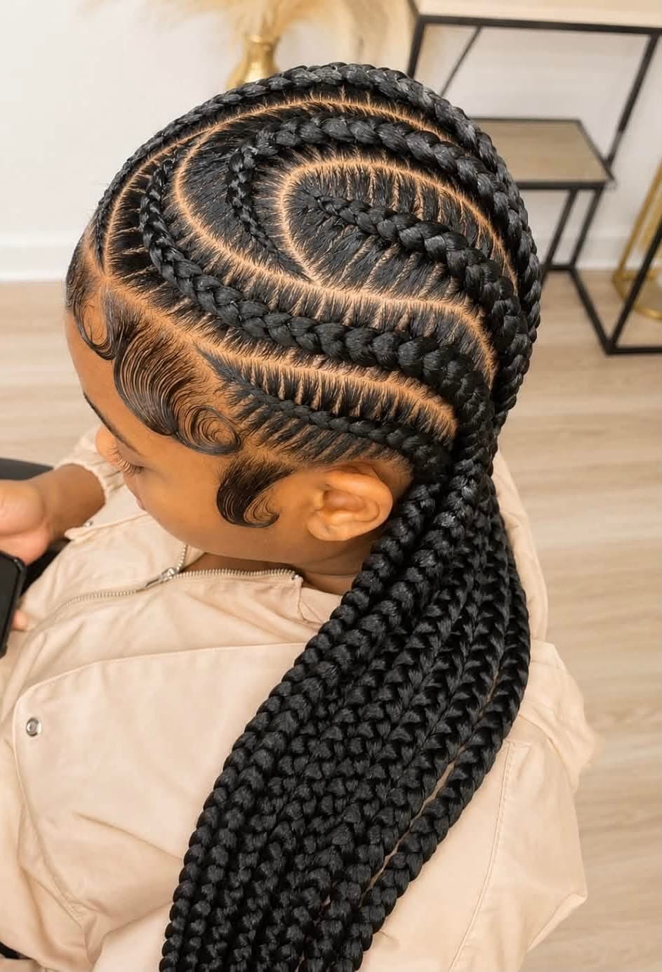 Stitch Braids Large Size — Braiding Hair at Kim Beauty Arusha