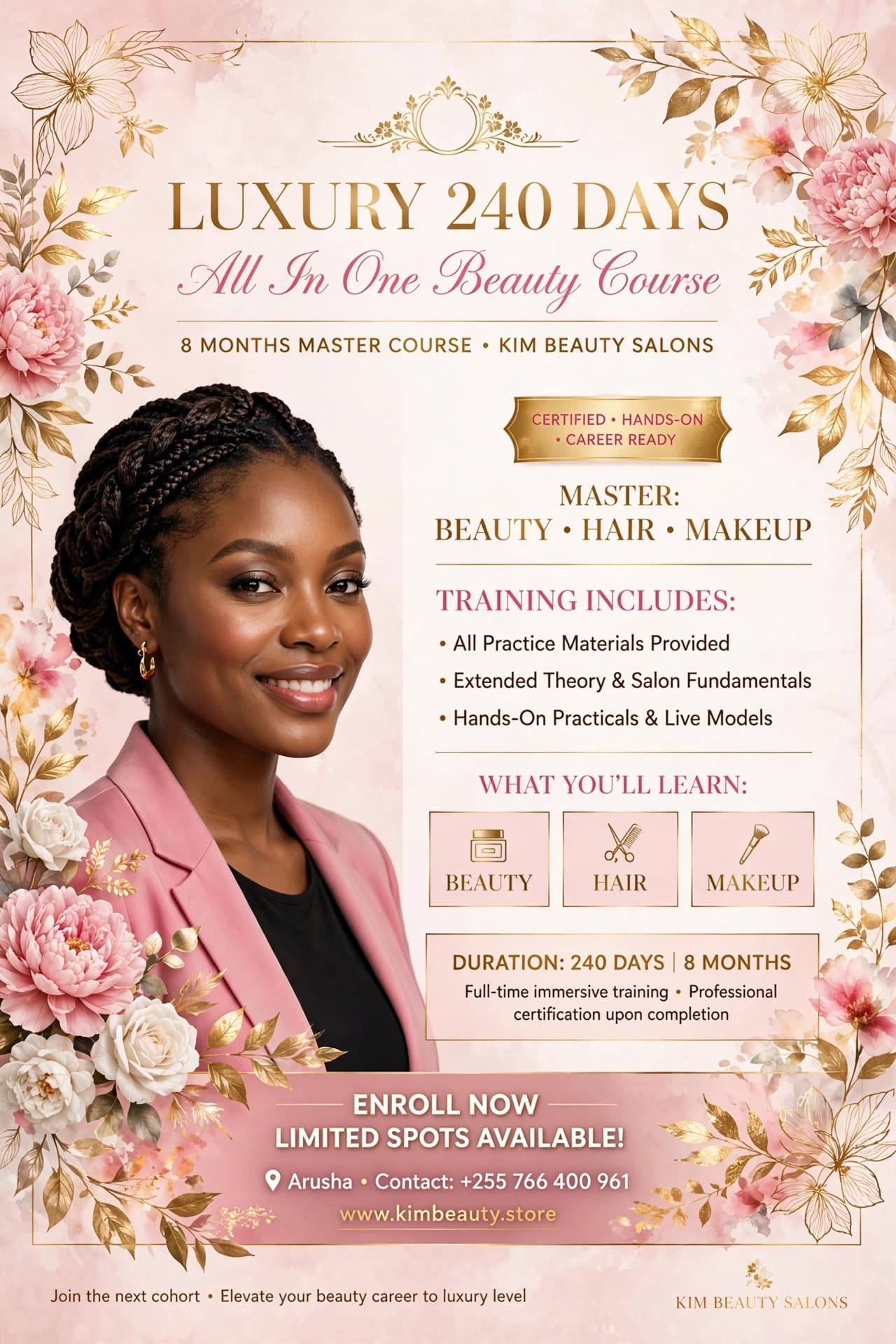 Full Course Training — Kim Beauty Academy at Kim Beauty Arusha
